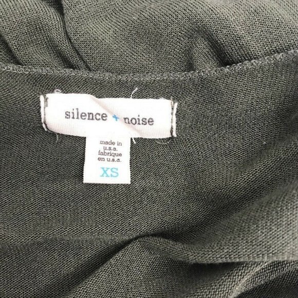 Anthropologie Silence+Noise Size XS Olive Green - Picture 5 of 6